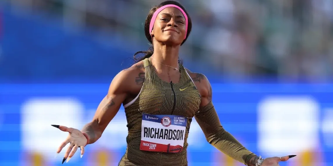 USA 100-meter Women Final Results