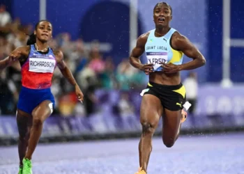 Meet Julien Alfred: Saint Lucian Sprinter Who Defeated Sha’Carri Richardson in the Paris Olympics 2024 100-meter Final